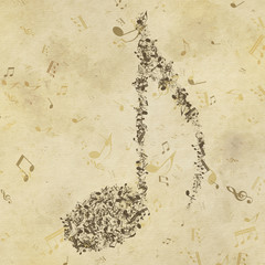 Grunge musical background.