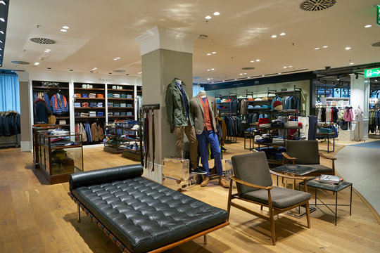 ZURICH, SWITZERLAND - CIRCA OCTOBER, 2018: interior shot of Jelmoli department store in Zurich.
