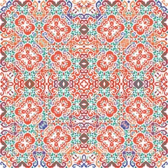 Antique ornate tiles talavera mexico.