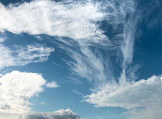 Cloudy sky background pattern