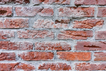 Naklejka premium red brick wall texture grunge background