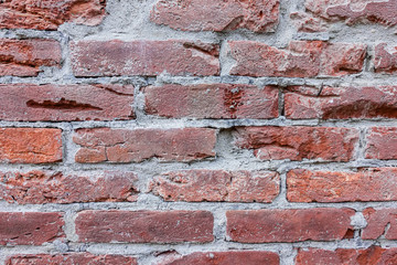 red brick wall texture grunge background