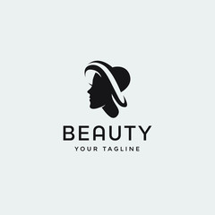 beauty logo template vector design	