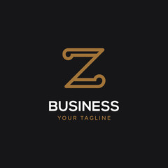 abstract modern leter Z logo design business