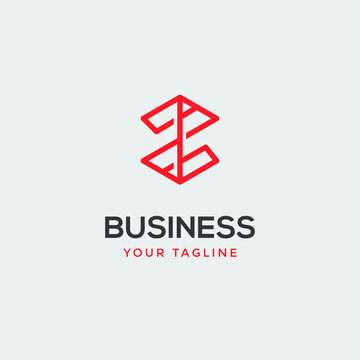 abstract modern leter Z logo design business