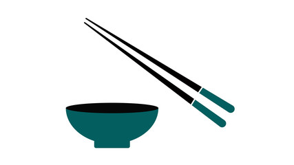 chopsticks white background. wallpaper. free space for text