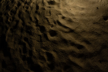 Sand texture in  night time