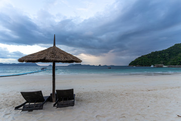 Beach view at Nyaung oo Phee, Myanmar