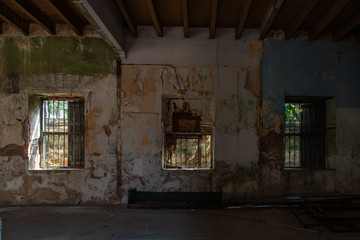 Abandoned buildings : Within the old customs house Or Old bang rak fire station.