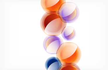 Abstract background - glass shiny transprent hexagon shapes overlapping eath other. Vector Illustration For Wallpaper, Banner, Background, Card, Book Illustration, landing page