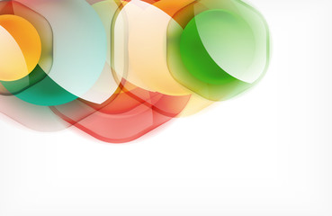 Obraz premium Abstract background - glass shiny transprent hexagon shapes overlapping eath other. Vector Illustration For Wallpaper, Banner, Background, Card, Book Illustration, landing page