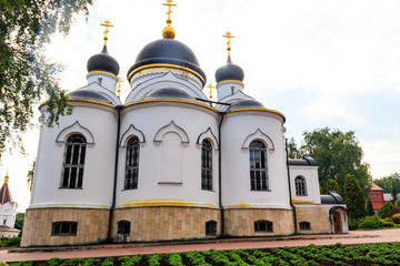 Trinity cathedral of St. Tikhon's Transfiguration convent in Zadonsk, Russia