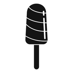 Kid popsicle icon. Simple illustration of kid popsicle vector icon for web design isolated on white background