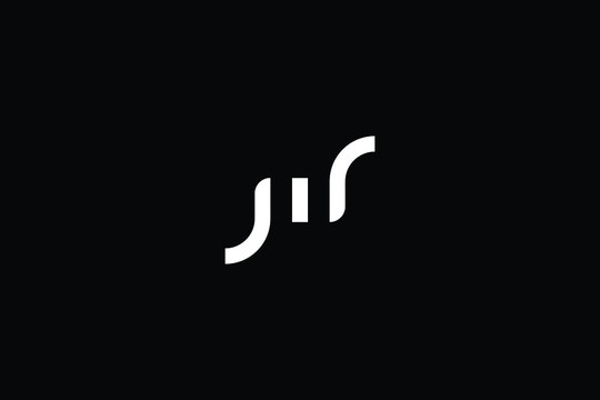 Minimal elegant monogram art logo. Outstanding professional trendy awesome artistic SM MS initial based Alphabet icon logo. Premium Business logo White color on black background