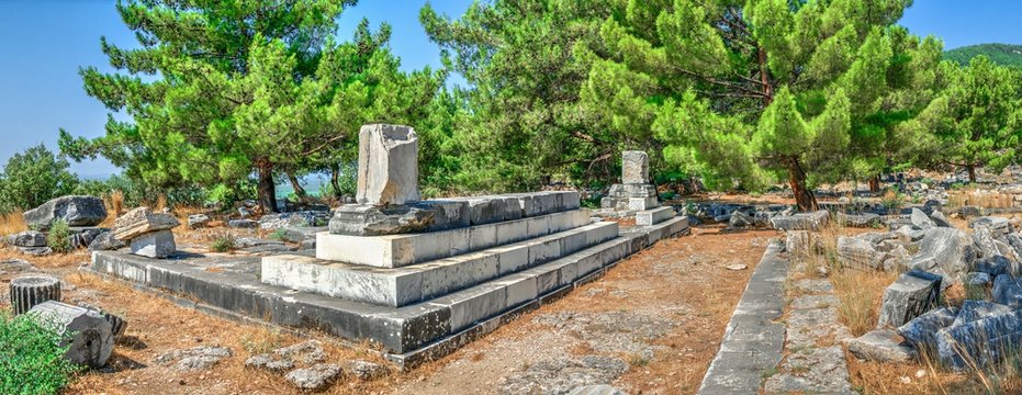 Ancient city Priene in Turkey
