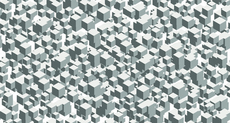 Cubes. Seamless pattern. Vector illustration. Backgrounds.