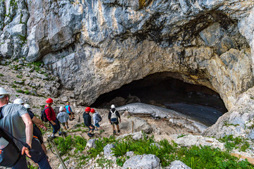 The Schellenberger ice cave in the Berchtesgadener Land