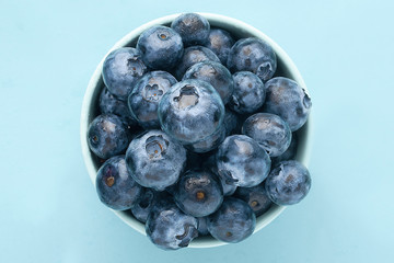 Blueberries in a cup
