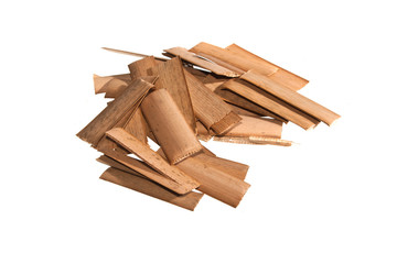 firewood isolated on white background