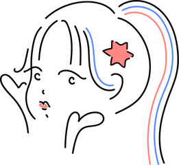 ポニーテールの女の子