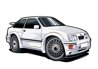 Obraz premium car artwork collection
