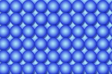 Beautiful fresh blue ball with shadow pattern