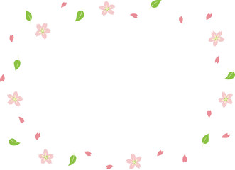 季節フレーム（桜）