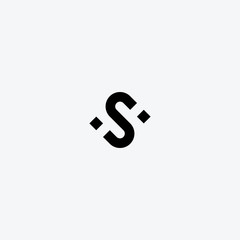 logo letter S with a simple design