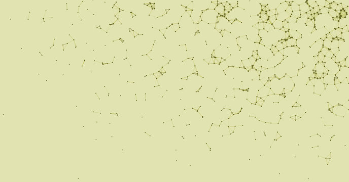 Network Mesh Procedural Art background illustration
