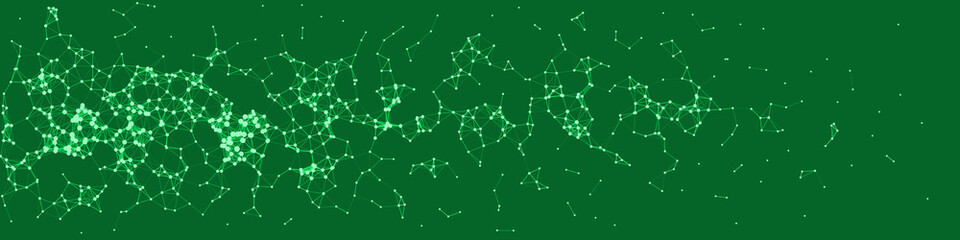 Obraz premium Network Mesh Procedural Art background illustration