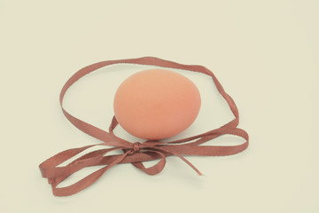 easter egg .  Easter minimal concept. 
