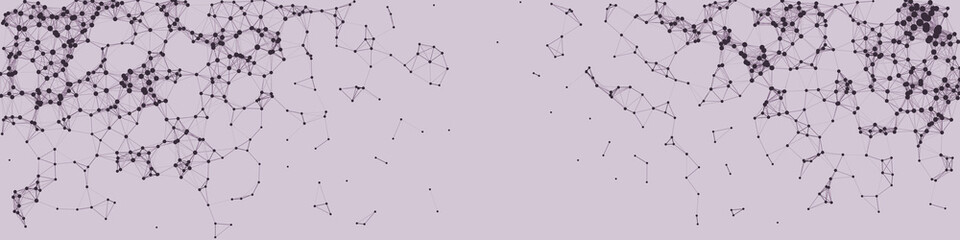 Network Mesh Procedural Art background illustration