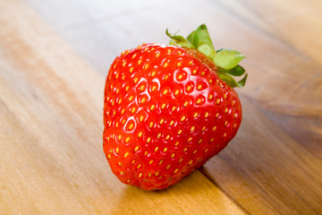 red ripe strawberries