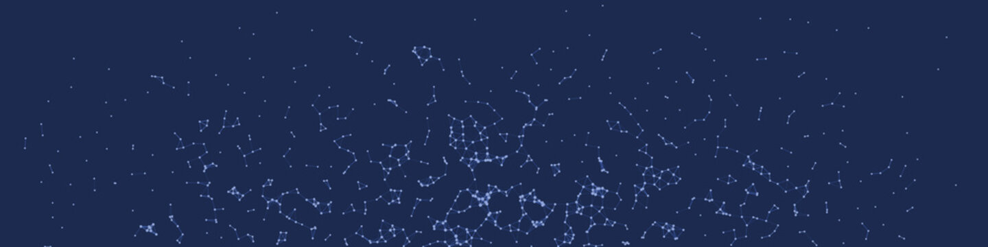 Network Mesh Procedural Art background illustration