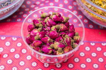 dry flowers and herbs