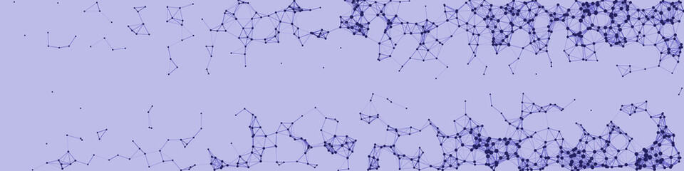 Network Mesh Procedural Art background illustration