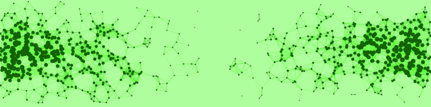 Network Mesh Procedural Art background illustration