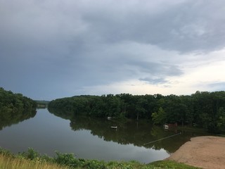 Sunset over Lake