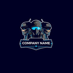 Team Guard security mascot Logo