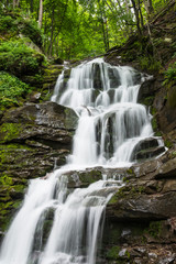 Fototapeta na wymiar Waterfall Shypit, Ukraine
