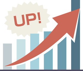 グラフ ビジネス 成長 チャート 上昇ベクター イラスト Achievement Wall Mural Achieveme Yakitori