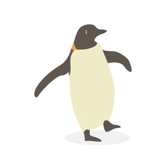 Cartoon penguin. Cute Cartoon penguin, Vector illustration on a white background. Drawing for children.