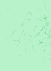 Network Mesh Procedural Art background illustration