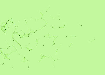 Network Mesh Procedural Art background illustration