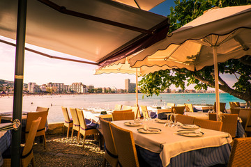 Peniscola castle and town in Castellon, Spain.