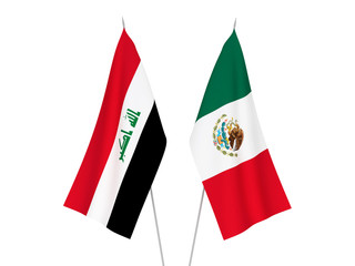 Iraq and Mexico flags