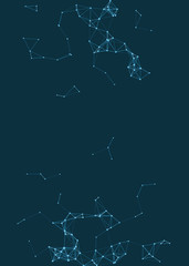 Network Mesh Procedural Art background illustration