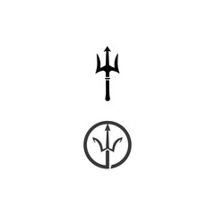 Trident Logo Template vector icon