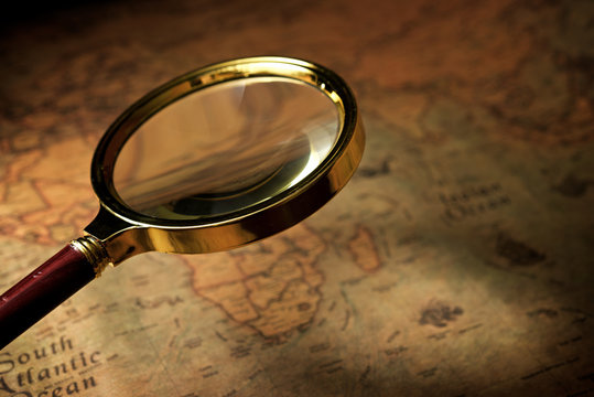 Vintage magnifying glass