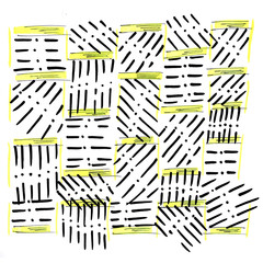 Abstract Background yellow and black lines in the cell